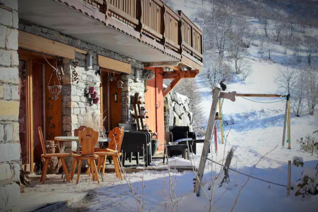 Appart chocolat chaud 4 pièces-90m² 7 personnes Saint-Marcel  Esterno foto